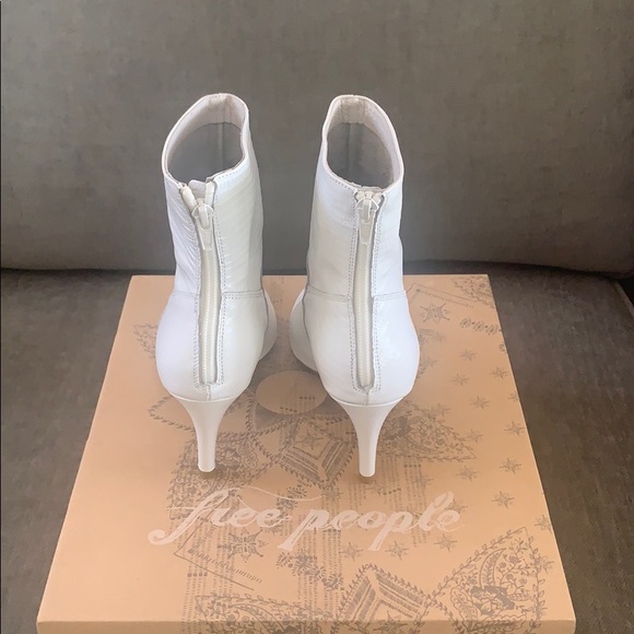 Free People White Willa Ankle Boot - Picture 10 of 11